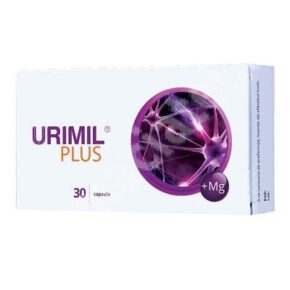 Urimil Plus cu Mg, B3, B6, B1, B12 pentru sistemul nervos, 30 capsule