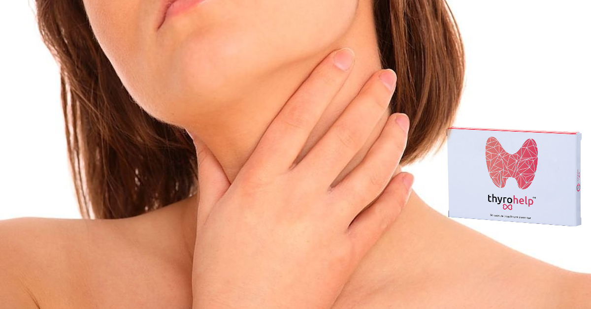 Thyrohelp cu rol in functionarea normala a glandei tiroide, 30 capsule