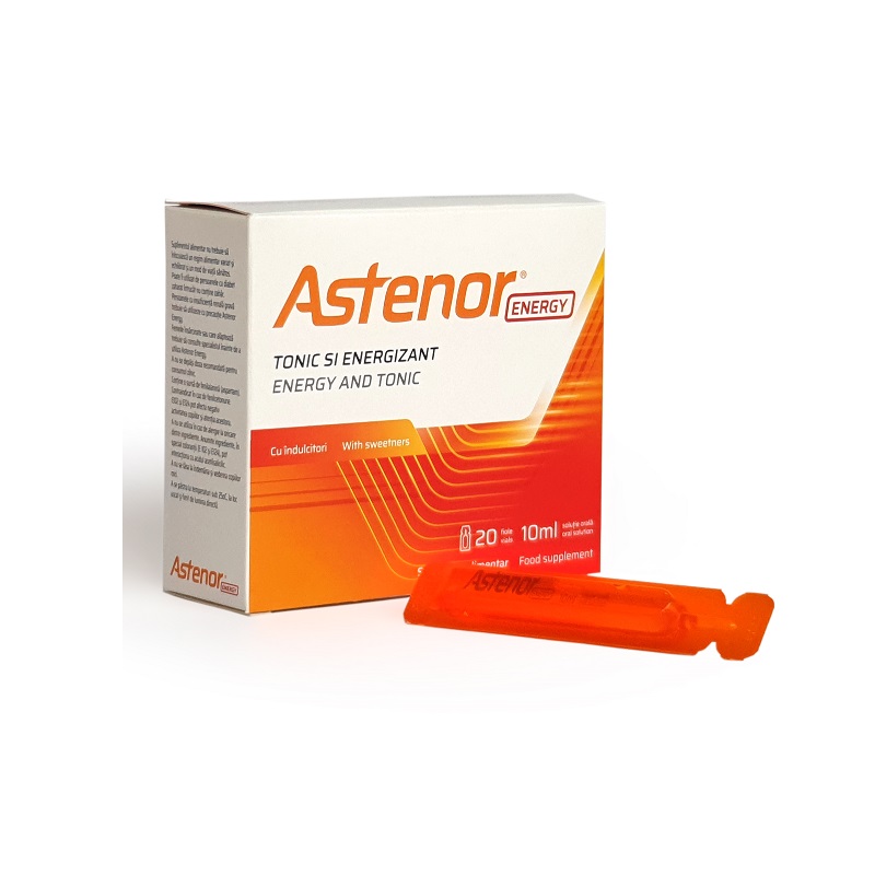 Supliment alimentar Astenor Energy,20 fiole / 10 ml
