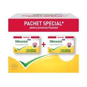 Pachet pentru protectia ficatului Silimarina Forte, 60+30 comprimate, Walmark