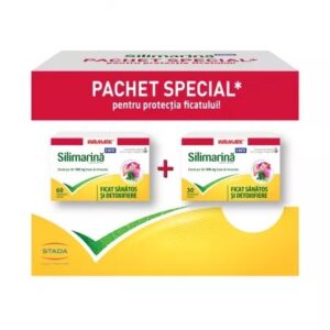 Pachet pentru protectia ficatului Silimarina Forte, 60+30 comprimate, Walmark