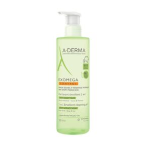 Gel de curatare emolient 2 in 1 Exomega Control, 500 ml, A-Derma