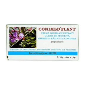 Conimed Plant supozitoare cu pufulita, ghimpe si rasina de conifere, 10 x 1,5 g, Elzin Plant