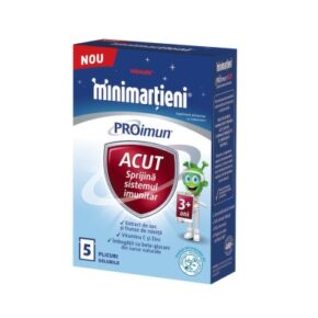 Minimartieni PROimun Akut cu rol in sprijinirea sistemului imunitar, 5 plicuri solubile
