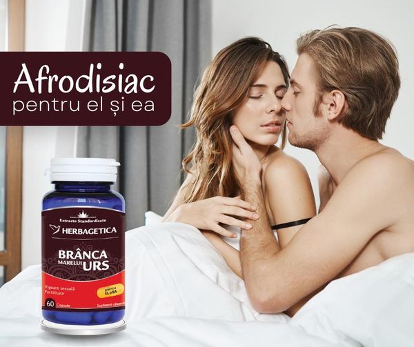 Supliment alimentar Branca Marelui Urs, 60+60 capsule