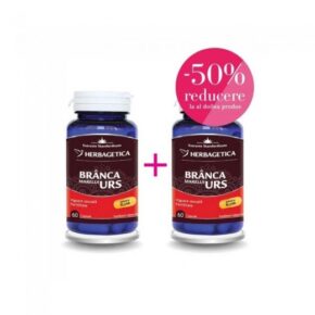 Supliment alimentar Branca Marelui Urs, 60+60 capsule