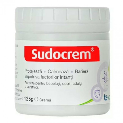 Crema cu rol protector impotriva factorilor iritanti Sudocrem, 125 g