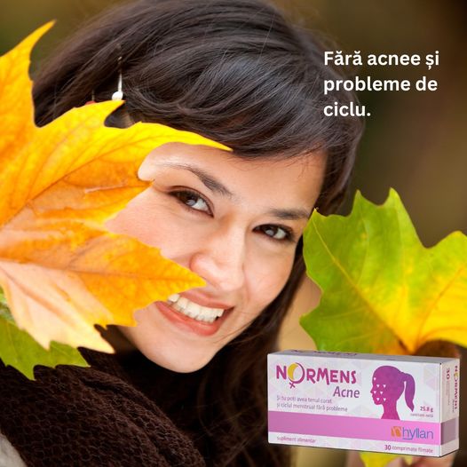 Supliment alimentar Normens Acne, 30 comprimate