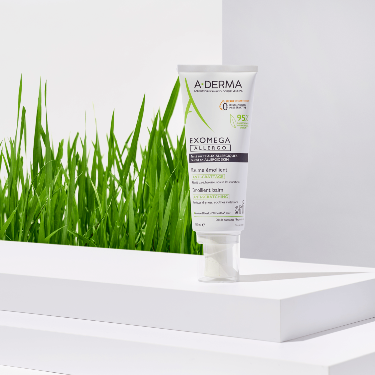 Balsam emolient A-Derma Exomega Allergo, 200 ml