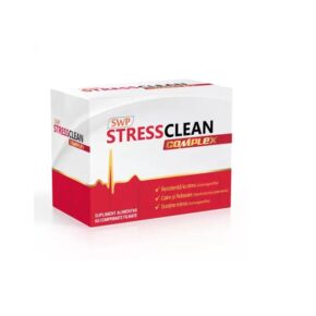 Supliment alimentar StressClean Complex pentru calm si relaxare, 60 comprimate