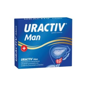 Uractiv Man, pentru sanatatea prostatei, 30 capsule