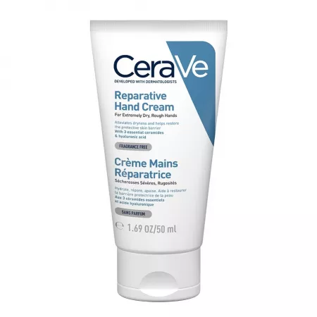 Crema reparatoare pentru maini CeraVe, 50 ml