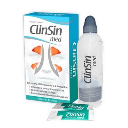 Clinsin Med, 16 plicuri + irigator, Zdrovit - imagine 2