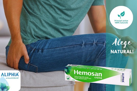 Hemosan crema pentru zone inflamate, 40g, Aliphia