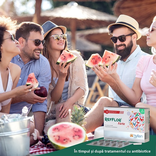 Supliment alimentar Refflor Forte adulti, 10 capsule, Hyllan