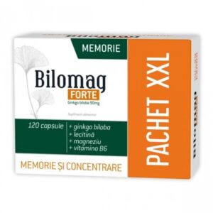 Bilomag Forte Memorie si Concentrare, 120 capsule, Zdrovit