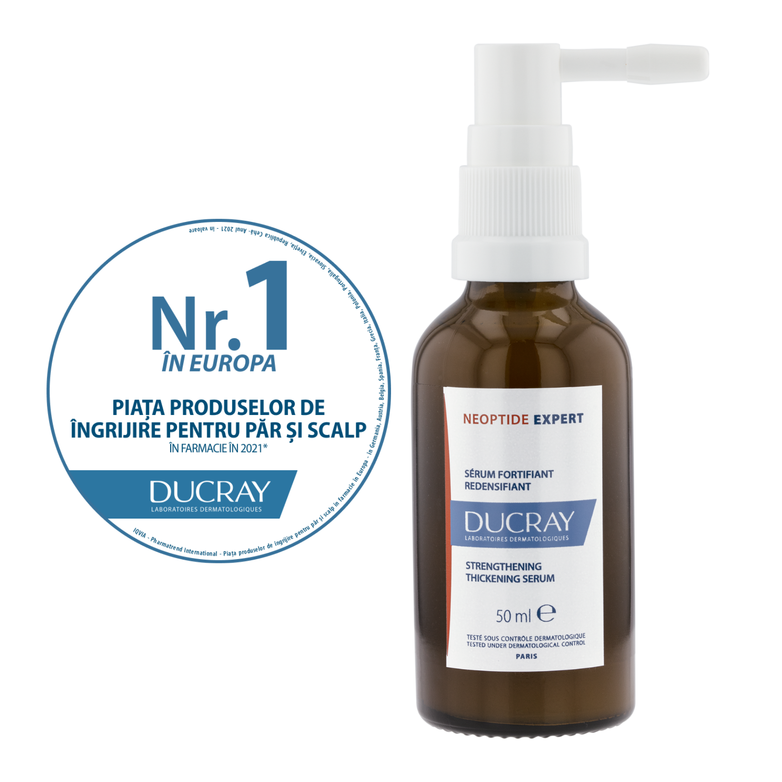 Ser anti-caderea parului Neoptide Expert, 2x50ml, Ducray - imagine 4