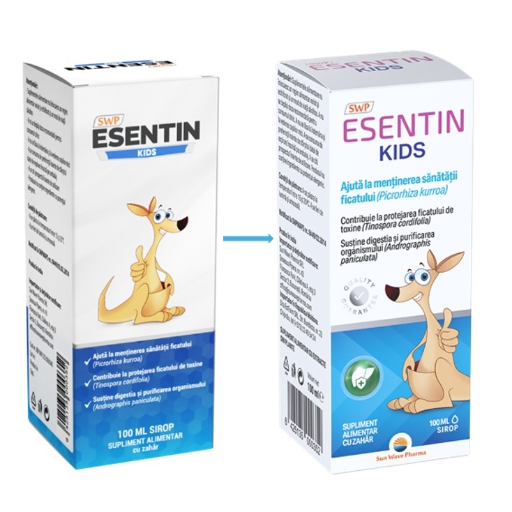 Sirop Esentin Kids, 100ml, Sun Wave Pharma - imagine 3