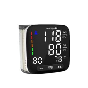 Tensiometru de incheietura Afisaj LED cu caractere mari, Auto-masurare, Sanitayaki