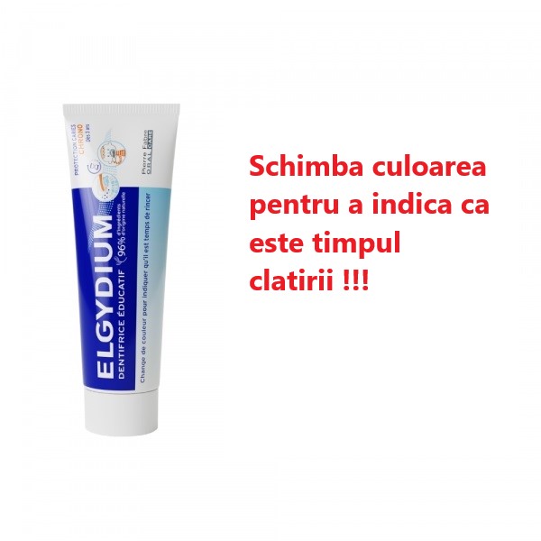 Pasta de dinti educationala Elgydium Chrono, 50 ml, Pierre Fabre