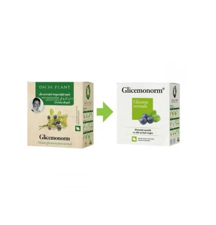Ceai Glicemonorm, 50g, Dacia Plant - imagine 2