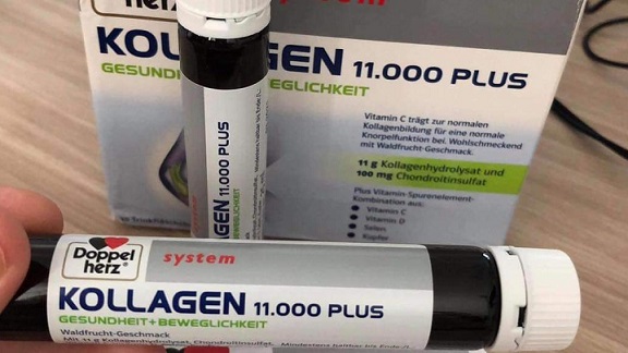 Kollagen 11000 Plus, 10 flacoane unidoza, Doppelherz - imagine 2