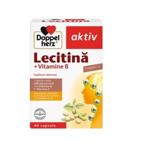 Lecitina + Vitamina B si E, 40 capsule, Doppelherz