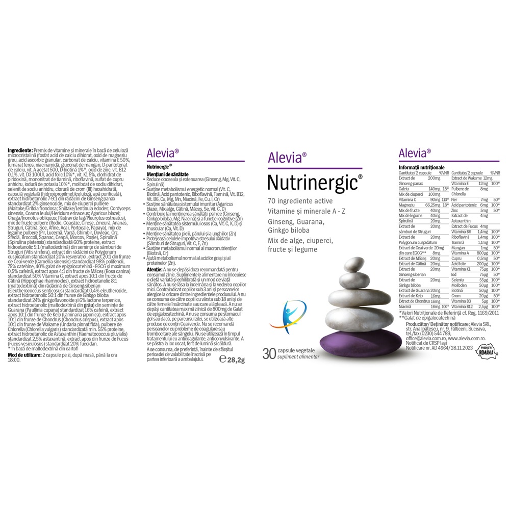 Nutrinergic, Alevia