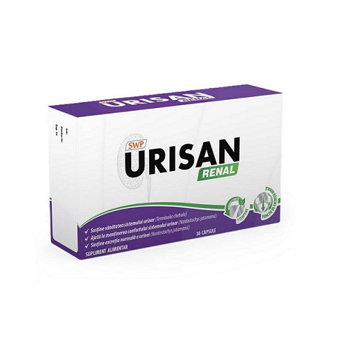 Urisan Renal, 30 capsule moi, Sun Wave Pharma