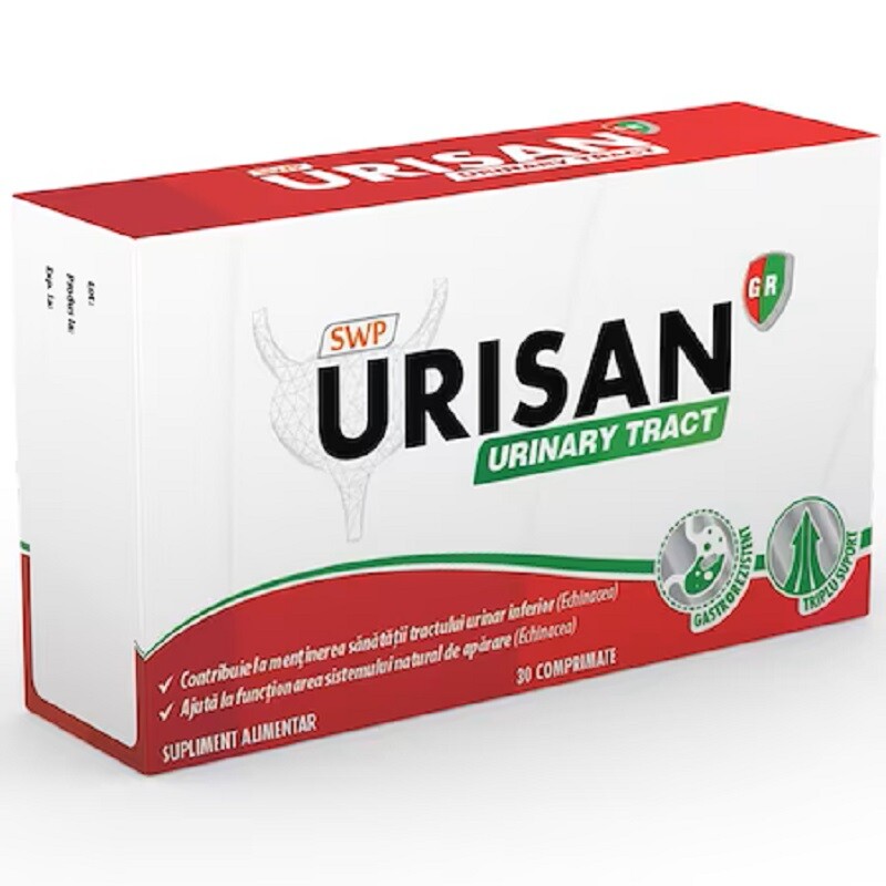 Urisan Urinary Tract GR, 30 comprimate, Sun Wave Pharma - imagine 2