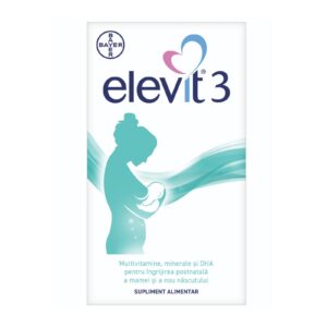 Supliment alimentar cu multivitamine si minerale pentru perioada alaptarii si a ingrijirii postnatale Elevit 3, 30 capsule