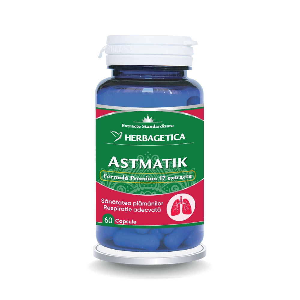 Astmatik, 60 capsule, Herbagetica
