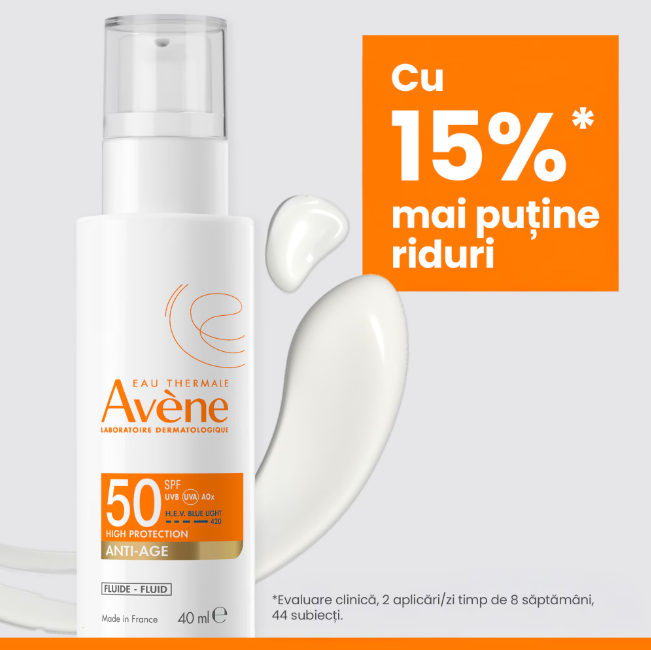 Fluid anti-age cu protectie solara SPF 50, 40ml, Avene