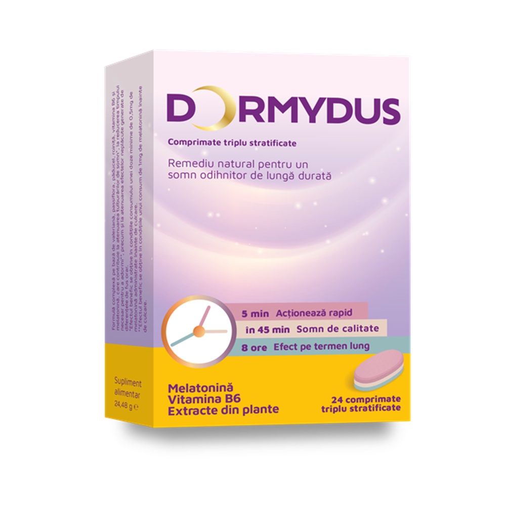 Dormydus, 24 comprimate, Terapia