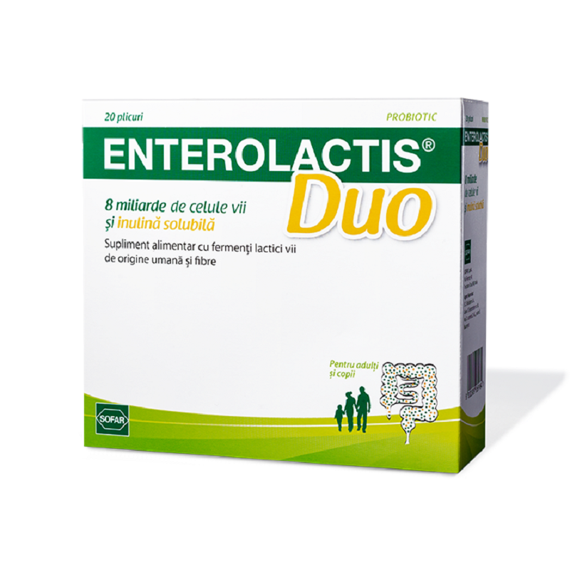 Enterolactis Duo, 10 plicuri, Sofar