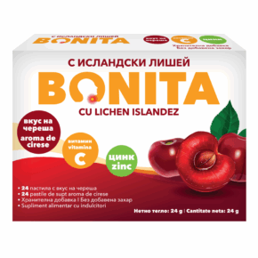 Pastile de supt cu cirese, 24 bucati, Bonita