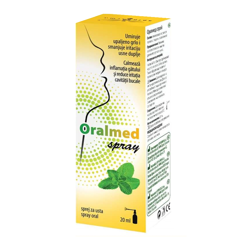OralMed Spray Oral, 20 ml, Apipharma