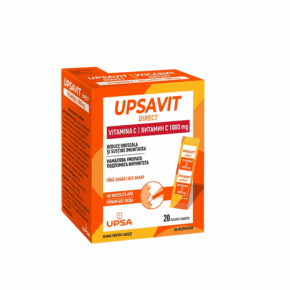 Upsavit Direct Vitamina C 1000mg, 20 plicuri orodispersabile, Upsa