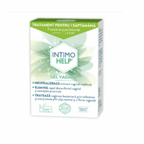 Gel vaginal Intimohelp, 7 canule x 5 ml, Intimohelp