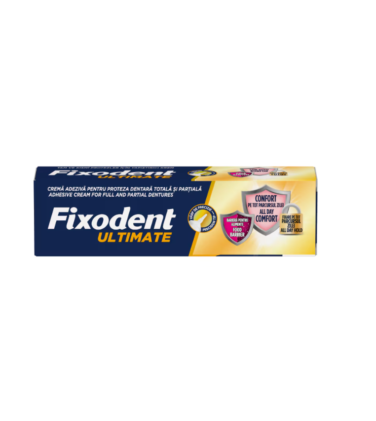 Cremă adezivă pentru proteza dentară Ultimate Fresh, 40g, Fixodent