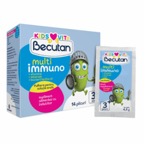 Becutan Kids Vits Multi Immuno, 14 plicuri, Alkaloid