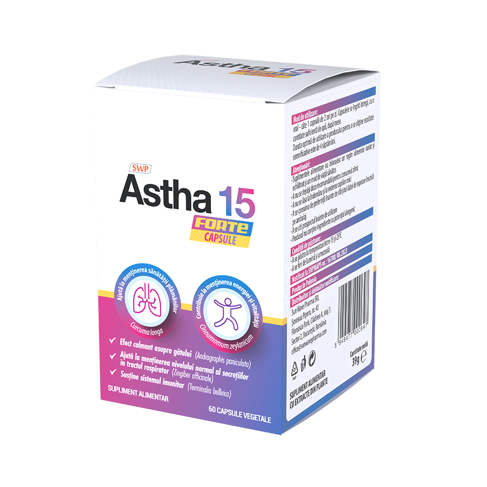 Astha15 Forte, 60 capsule, Sun Wave Pharma