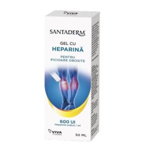 Gel cu heparina Santaderm 600 UI, 50ml