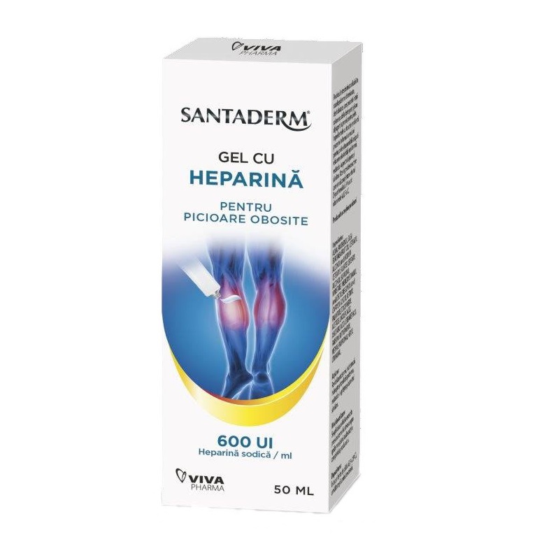 Gel cu heparina Santaderm 600 UI, 50ml
