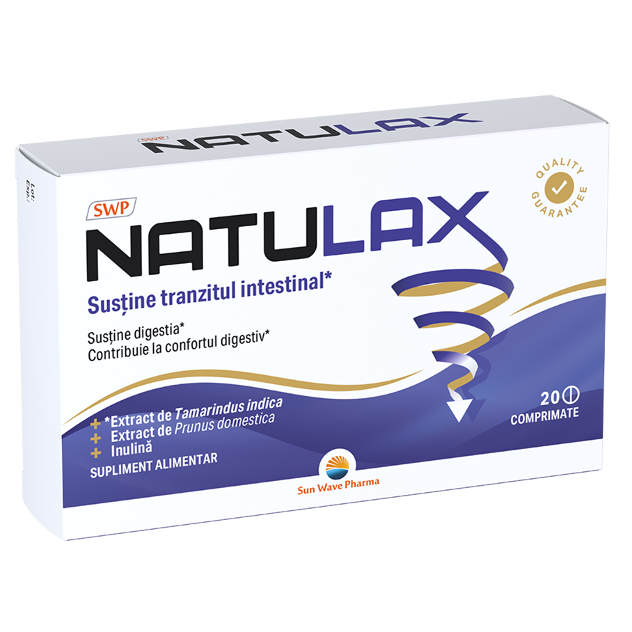 Natulax, 20 comprimate, Sun Wave Pharma