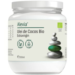 Ulei de cocos Bio Extravirgin, 200 ml, Alevia