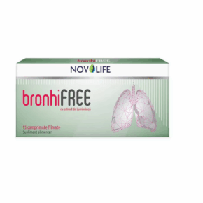 BronhiFREE, 15 comprimate filmate, Novolife