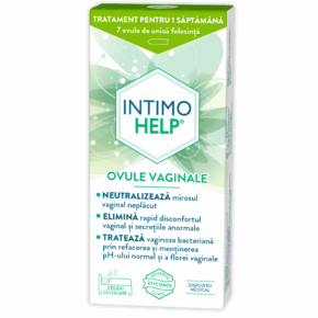 Ovule vaginale, 7 bucati, Intimohelp