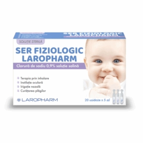 Ser Fiziologic, 20 unidoze x 5 ml, Laropharm