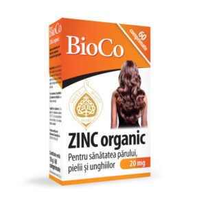 Zinc Organic 20mg, 60 comprimate, BioCo